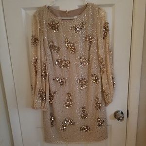 Badgley Mischka Sequined Dress